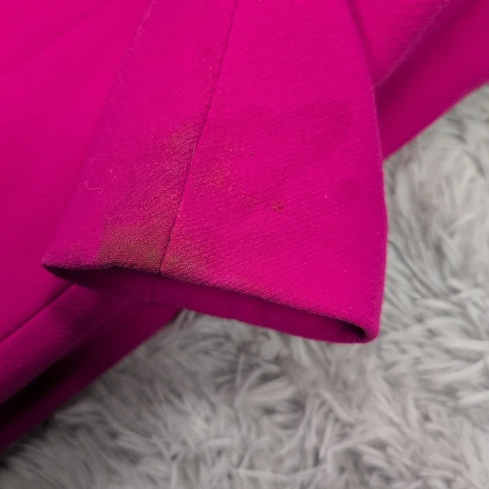 J. Crew Jacket Womens 4 Pink Wool Blend Coat Comort Preppy Button Up Pockets - Picture 9 of 16